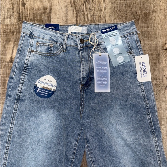 Angels Women's Relaxed Blue Jeans - Picture 2 of 7